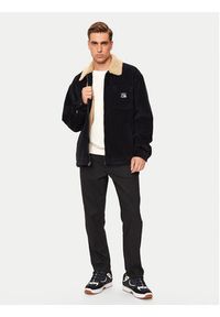 Quiksilver Kurtka przejściowa DNA Sherpa Harrington EQYJK04064 Czarny Regular Fit. Kolor: czarny. Materiał: bawełna