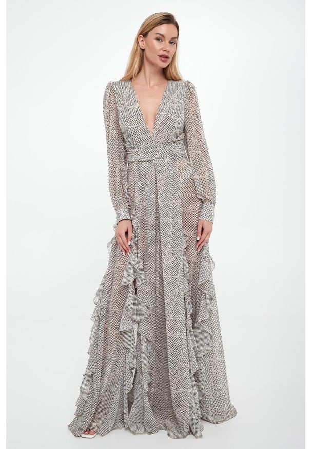 Elisabetta Franchi - Sukienka maxi ELISABETTA FRANCHI. Długość: maxi