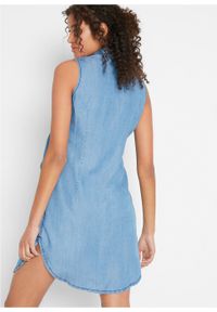 Sukienka ciążowa i do karmienia, przyjazna dla środowiska, TENCEL™, lyocell bonprix niebieski "bleached”. Kolekcja: moda ciążowa. Kolor: niebieski. Materiał: lyocell #7