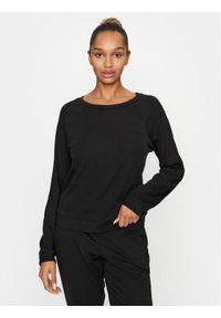 Calvin Klein Underwear Koszulka piżamowa 000QS7003E Czarny Regular Fit. Kolor: czarny. Materiał: bawełna
