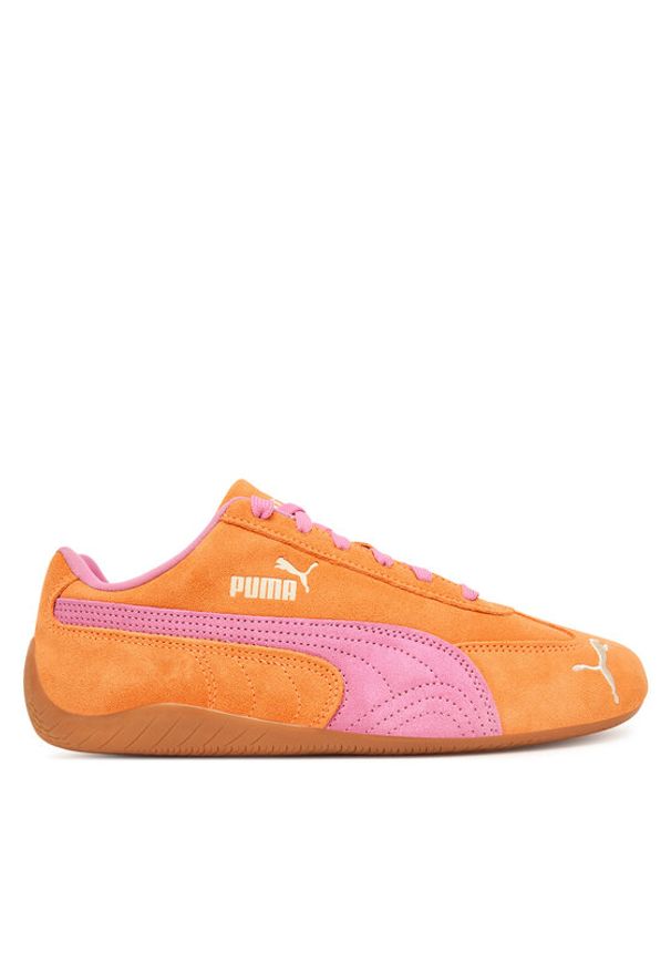 Puma Sneakersy Speedcat OG 398846 50 Pomarańczowy. Kolor: pomarańczowy. Materiał: skóra, zamsz