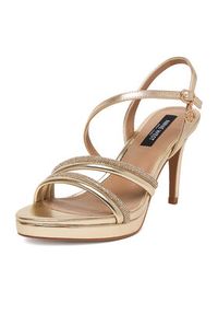 Nine West Sandały CEO-25120-2508 Złoty. Kolor: złoty. Materiał: materiał #8