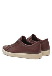 ecco - ECCO Sneakersy Classic Sneaker W 21861301474 Brązowy. Kolor: brązowy. Materiał: skóra