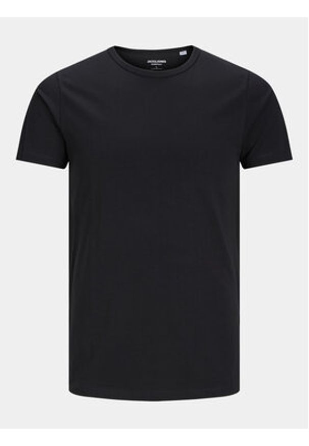 Jack & Jones - Jack&Jones T-Shirt Basic 12058529 Czarny Stretch Fit. Kolor: czarny. Materiał: bawełna