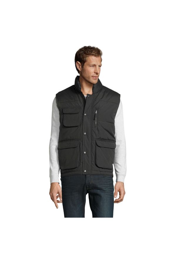 SOL'S - Kamizelka Viper Dla Dorosłych Unisex. Kolor: szary, wielokolorowy, brązowy. Sport: turystyka piesza