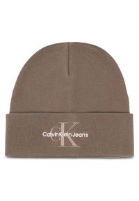 Calvin Klein Czapka Mono Logo Embro K50K512460 Brązowy. Kolor: brązowy. Materiał: bawełna #1