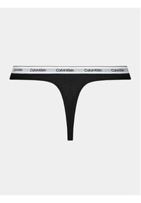 Calvin Klein Underwear Stringi 000QD5043E Czarny. Kolor: czarny. Materiał: bawełna #4