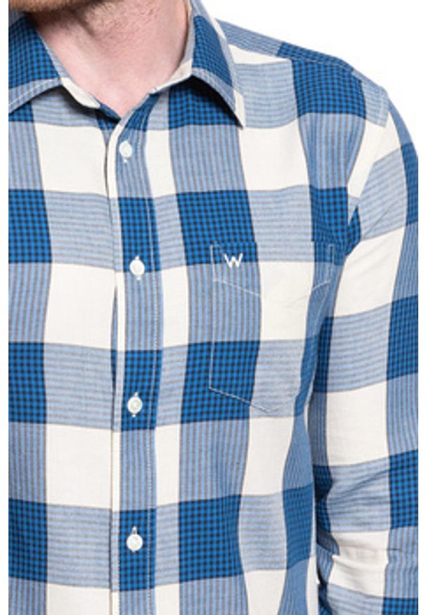 Wrangler - WRANGLER LS 1 PKT SHIRT VICTORIA BLUE W5F13OXJS 112130113