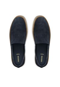 Geox Espadryle U Pantelleria U55DWA 00022 C4002 Granatowy. Kolor: niebieski. Materiał: skóra, zamsz