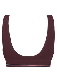 TOMMY HILFIGER - Tommy Hilfiger Biustonosz top UW0UW06062 Bordowy. Kolor: czerwony. Materiał: bawełna #3