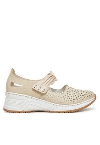 Półbuty Rieker. Kolor: beżowy #1