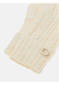 Guess Rękawiczki Damskie AW5382 POL02 Biały. Kolor: biały. Materiał: akryl, materiał