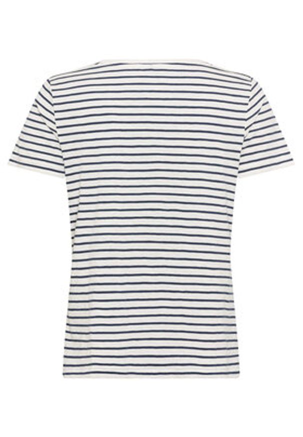 Olsen T-Shirt 11105068 Écru Regular Fit. Materiał: bawełna