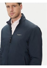Pepe Jeans Kurtka bomber Mustrel PM403108 Granatowy Regular Fit. Kolor: niebieski. Materiał: syntetyk