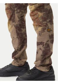 G-Star RAW - G-Star Raw Spodnie materiałowe Rovic Zip 3D D02190-E081 Khaki Tapered Fit. Kolor: brązowy. Materiał: bawełna #3