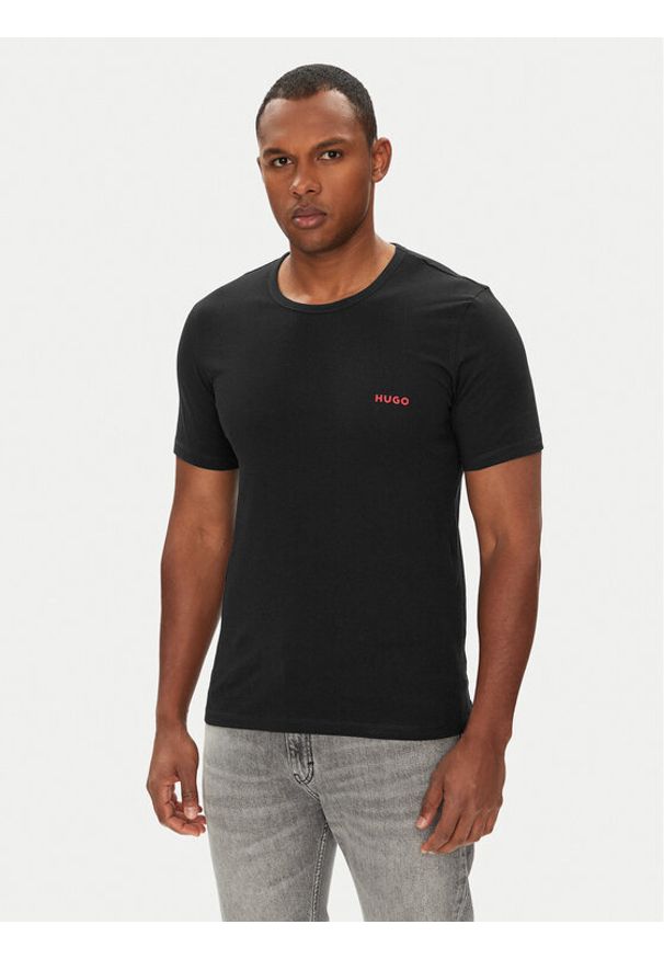 Hugo - HUGO Komplet 3 t-shirtów 50532811 Kolorowy Regular Fit. Materiał: bawełna. Wzór: kolorowy