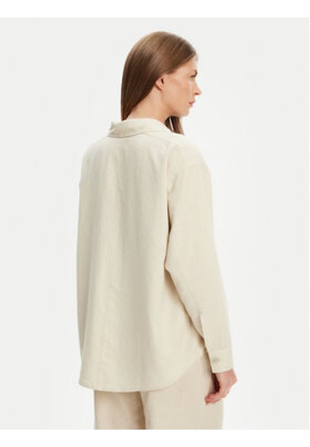 Mustang Koszula Willow 1016575 Beżowy Relaxed Fit. Kolor: beżowy. Materiał: bawełna