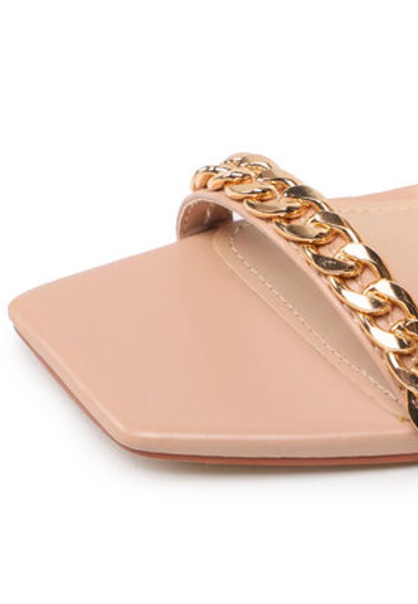 DeeZee Sandały LS5688-01 Beżowy. Kolor: beżowy. Materiał: skóra