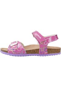 Geox - Sandały GEOX J ADRIEL GIRL Rose. Kolor: różowy. Materiał: syntetyk, tkanina. Sezon: lato