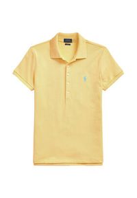 Polo Ralph Lauren Polo 211870245030 Żółty Slim Fit. Typ kołnierza: polo. Kolor: żółty. Materiał: bawełna #3
