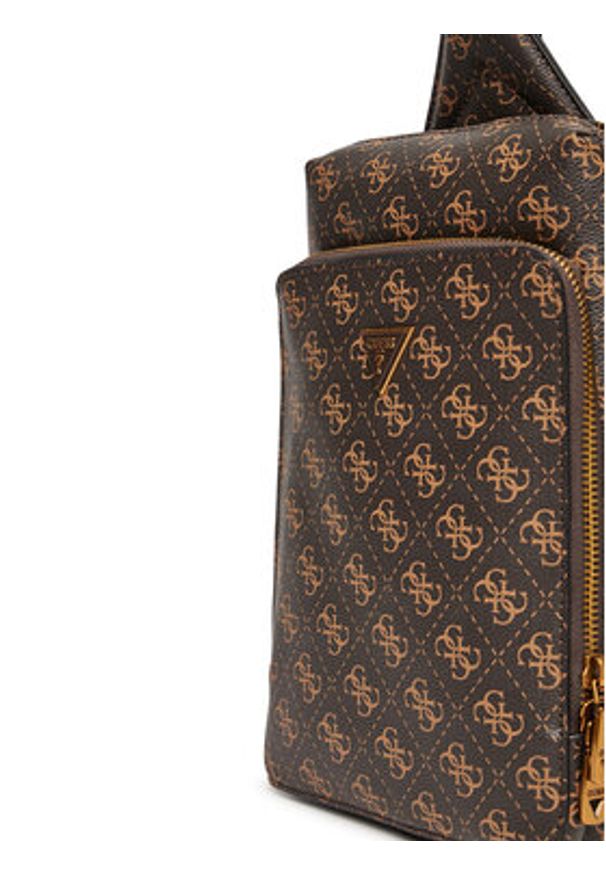 Guess Saszetka MIlano HMMILO P5226 Brązowy. Kolor: brązowy. Materiał: skóra