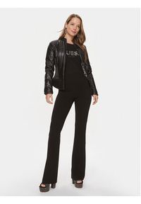 Guess Kurtka z imitacji skóry Lea W4RL12 WFWT0 Czarny Slim Fit. Kolor: czarny. Materiał: skóra #6