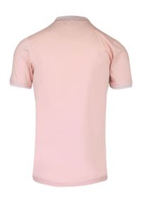 Oryginalna Koszulka Polo - Brave Soul - Pudrowy Róż. Okazja: na co dzień. Typ kołnierza: polo. Kolor: różowy. Materiał: bawełna. Styl: casual #3