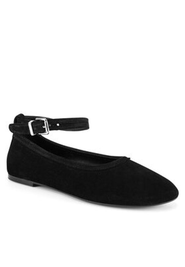 Gino Rossi Baleriny ANYA-7340-25 Czarny. Kolor: czarny. Materiał: skóra, zamsz