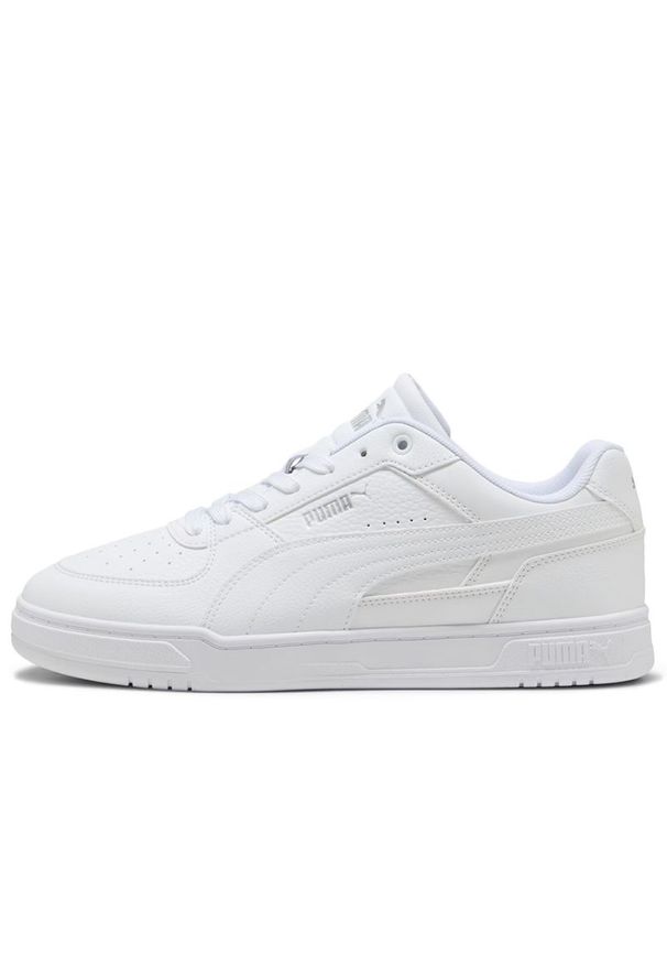 Buty unisex Puma Caven III 40448401 - białe. Zapięcie: pasek. Kolor: biały. Materiał: guma, skóra. Szerokość cholewki: normalna. Sezon: lato