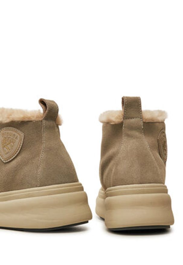 Blauer Śniegowce F4EMERY02 Szary. Kolor: szary. Materiał: zamsz, skóra