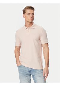 BOSS Polo Prime 50507813 Różowy jasny Regular Fit. Typ kołnierza: polo. Kolor: różowy. Materiał: bawełna #1