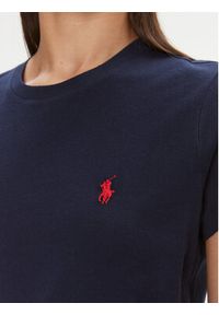 Polo Ralph Lauren T-Shirt 211898698006 Granatowy Regular Fit. Typ kołnierza: polo. Kolor: niebieski. Materiał: bawełna #3