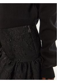 ROTATE Spódnica mini 113602100 Czarny Slim Fit. Kolor: czarny. Materiał: syntetyk #3