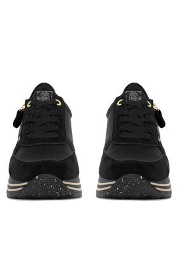 Remonte Sneakersy D1316-01 Czarny. Kolor: czarny. Materiał: materiał