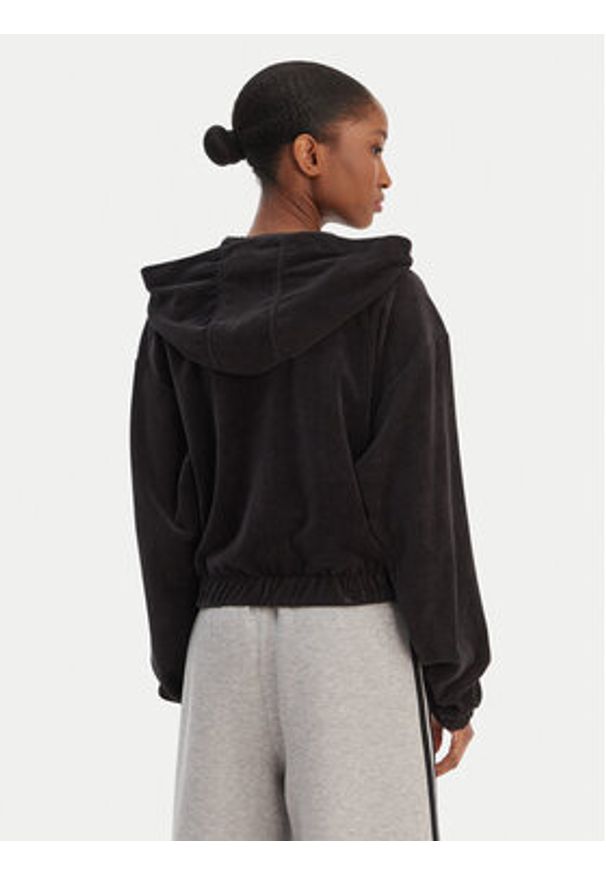 Adidas - adidas Bluza Essentials Chenile KE1117 Czarny Loose Fit. Kolor: czarny. Materiał: bawełna