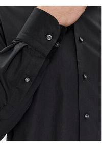 TOMMY HILFIGER - Tommy Hilfiger Koszula Cl Flex Poplin Rf Shirt MW0MW31219 Czarny Regular Fit. Kolor: czarny. Materiał: bawełna #4