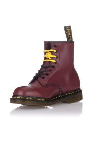 Dr. Martens - Buty 1460 Smooth Rozmiar 39 Czerwony - 11822600. Kolor: czerwony, brązowy, wielokolorowy. Materiał: skóra. Wzór: gładki