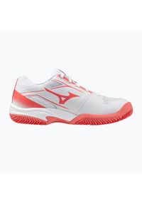 Buty do tenisa dziecięce Mizuno Break Shot 5 Jr CC. Kolor: pomarańczowy, biały, wielokolorowy. Sport: tenis