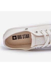 Big-Star - Trampki Męskie Niskie Big Star NN174111 Białe. Okazja: na co dzień. Kolor: biały. Materiał: materiał. Styl: casual, elegancki #6
