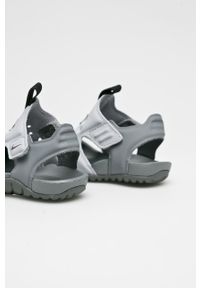 Nike Kids - Sandały dziecięce Sunray Protect. Nosek buta: okrągły. Zapięcie: rzepy. Kolor: szary. Materiał: syntetyk, materiał, guma #3