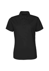 JUST COOL - Damska Koszulka Polo. Typ kołnierza: polo. Kolor: fioletowy #1