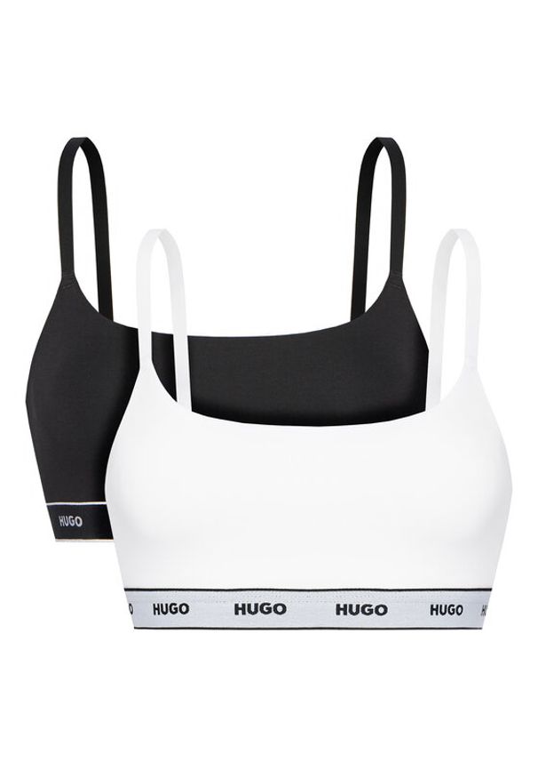 Hugo - HUGO Komplet 2 biustonoszy topów Twin 50545691 Kolorowy. Materiał: bawełna. Wzór: kolorowy