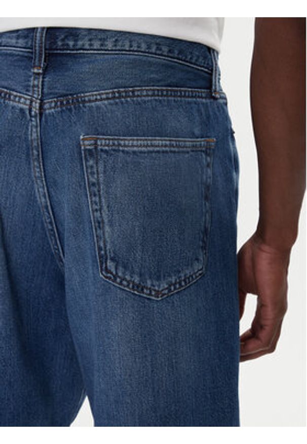 GAP - Gap Szorty jeansowe 781610-00 Niebieski Loose Fit. Kolor: niebieski. Materiał: lyocell
