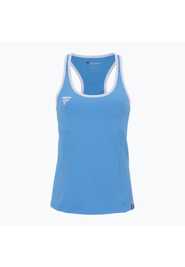 TECNIFIBRE - Koszulka tenisowa damska Tecnifibre Team Tank-Top W. Kolor: niebieski. Sport: tenis