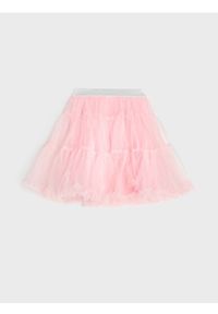 Sinsay - Tiulowa spódnica - różowy. Kolor: różowy. Materiał: tiul #1