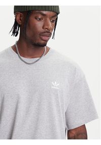 Adidas - adidas T-Shirt Trefoil Essentials JY6270 Szary Oversize. Kolor: szary. Materiał: bawełna #3