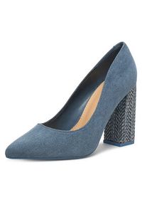 DeeZee Czółenka XLO Niebieski. Kolor: niebieski. Materiał: materiał #3