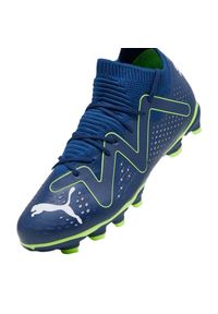 Buty piłkarskie Puma Future Match FG/AG Jr 107384 03 niebieskie. Kolor: niebieski. Materiał: dzianina, syntetyk. Szerokość cholewki: normalna. Sport: piłka nożna #4