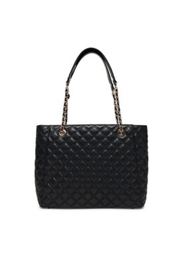Guess Torebka Giully II HWQG96 73240 Czarny. Kolor: czarny. Materiał: skórzane