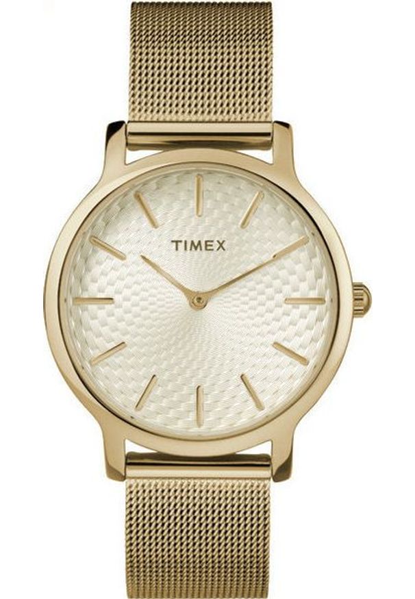 Zegarek Timex TW2R36100 Metropolitan Gold damski